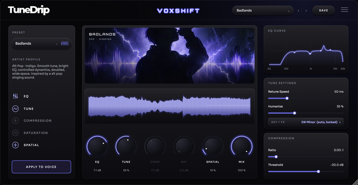 TuneDrip VoxShift