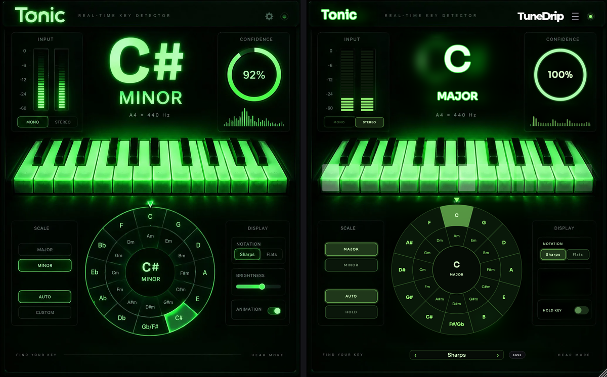 Tonic interface