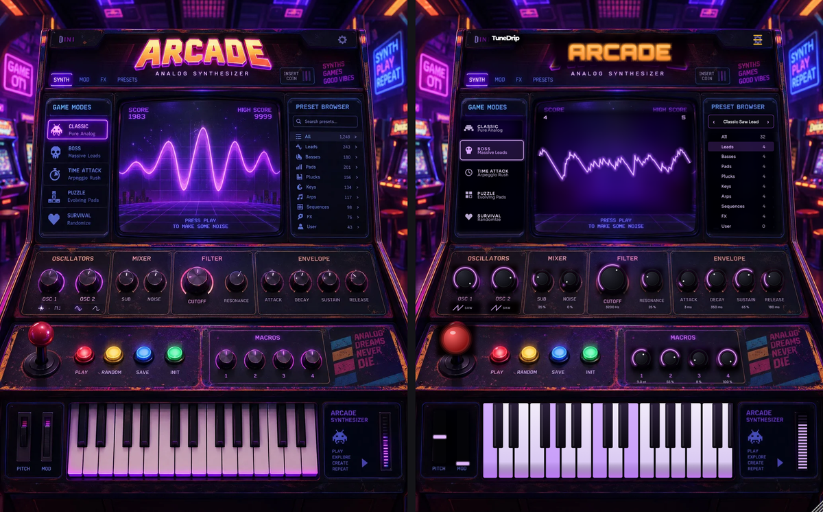 Arcade interface